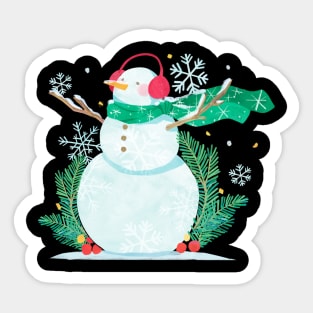 Snowman Sticker